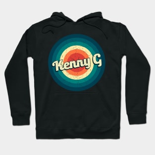 Graphic Kenny G Name Retro Vintage Circle Hoodie